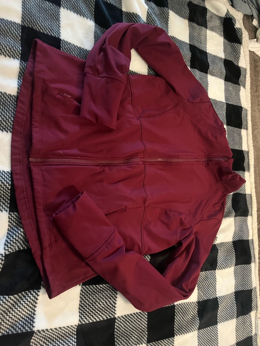 Members mark Women's Maroon Full-Zip Bomber Jacket